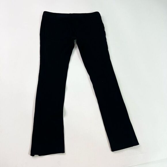 Vince Pants Womens 6 Career Pull On Black Ponte Straight Pockets - Picture 8 of 10